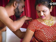 Desi Hot Newly Married Wife’s Wedding Night Gonzo Sex With Her Husband – Full Movie 