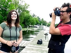 German 1 natural boobies teen Street Flirt and