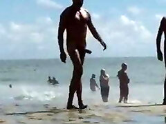 Biggest cock on beach