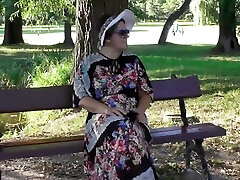 Hairy mature in transparent dress Hairy mature in transparent dress