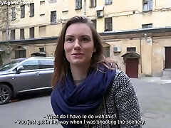Russian amateur chick Sofy Ripped does her finest in casting XXX video