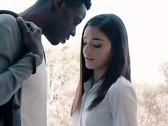 Svelte pale girlfriend Emily Willis is happy every time she rails strong BBC