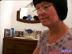 MILF with glasses gets smashed deep anal
