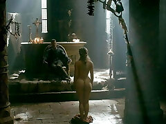 Alicia Agneson Bare Butt & Tits in Vikings -ScandalPlanetCom