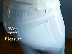 Wetting White Pants