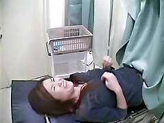 A new girl is examined on the gynecological table in this hot medical hidden cam video