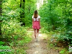 Spunking in My Panties and Pull Them Up in the Woods - Thanks for 10M Views