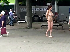 Anja nude in public Two HD Anja nude in public Two HD