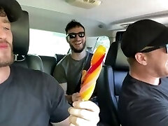 BLUS Crew EP 2, 3 hunks get caught naked in a field.