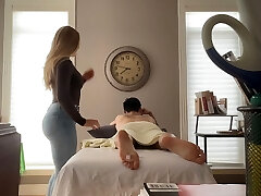 Legit FrenchxRussian Intern RMT Seduced By Monster Asian Boner 1st Appointment