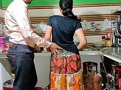 Indian Maid Fucked By Holder, Desi Maid Ravaged In The Kitchen , Clear Hindi Audio Sex