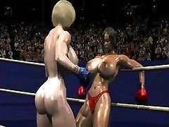 FPZ3D S vs G 3D Toon Fistfight Catfight Big Tits Einseitig