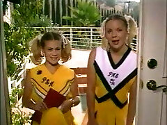 Cheerleaders Kristi and Teri Starr three-way
