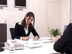 Amazing Japanese model Maomi Nagasawa, Yuria Sonoda, Meisa Asagiri in Best Office, Hairy JAV clamp