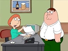 fam Guy Office Sex - Lois Assed Fucked
