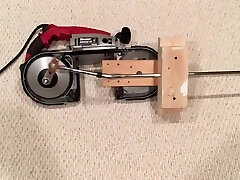 Home built shagging machine