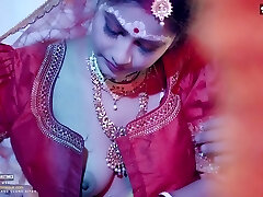 Desi Uber-cute 18+ Girl Highly 1st wedding night with her husband and Hardcore sex ( Hindi Audio )