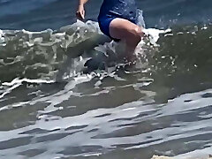 Pasty Cougar All Wet At The Beach Pasty Cougar All Wet At The Beach