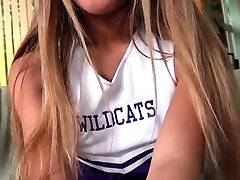 Tugging Pov Asian cheerleader wanks cock Tugging Pov Asian cheerleader wanks cock