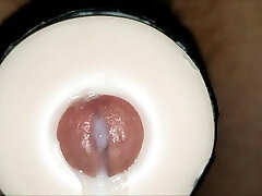 Internal Creampie Of A sextoy! ep 4, Four months later!