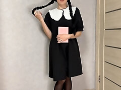 Wednesday Addams first fucky-fucky with her friend