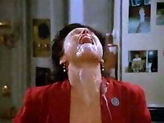 Promiscuous Whore Elaine Benes Mouth-Foaming With Dirty Cum!