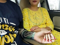 First time she rides my manstick in car, Public fuck-fest Indian desi Girl saara screwed very hard in Boyfriend's car