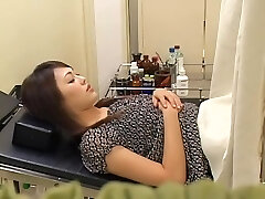 Lovely hairy Japanese broad gets plumbed by her gynecologist