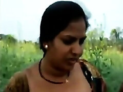 Indian Demonstrates Off Her Privates Outdoors