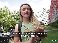 Public Agent Hot young blonde wants strangers immense weenie for content creation