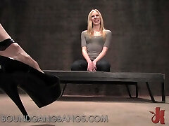 This Blonde Dork Must Love Being Dominated