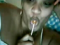 Dutch Dark-hued Milf licks lolly Dutch Dark-hued Milf licks lolly