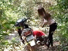 Don't trust a man to help a woman, forest sex