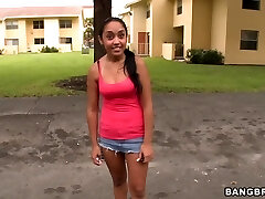 Hot latina teen babe likes anal fisting and bukkake on her face