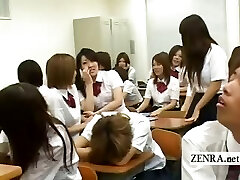 Subtitled Japanese nudist school forgetful schoolgirl