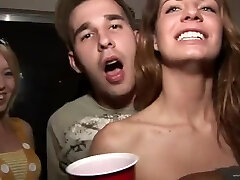 Wild Bi-racial College Party with Cock-Craving Sluts