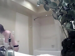 Voyeur - Utterly busty teen secretly filmed in bathroom Voyeur - Utterly busty teen secretly filmed in bathroom