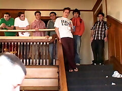 Meaty pussy ginger-haired coed gets pussy pounded by two frat guys in frat house Meaty pussy ginger-haired coed gets pussy pounded by two frat guys in frat house