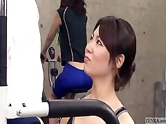 Japanese trainer gets swelling at the gym