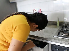 super-naughty stepmother gives viagra to her stepson – Spanish porn