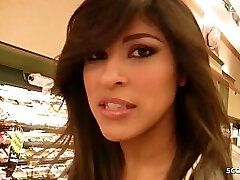 Extrem Hairy Pussy Latina Teen Talk to Nail at Pick Up Casting