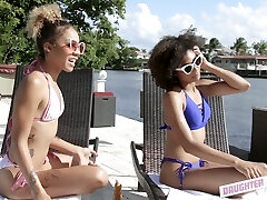 Lusty Nia Nixon decides to swap her Beau with a neighbor during steamy swinger bang