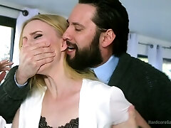 Slutty girlfriend Riley Reyes will never forget hardcore group sex surprise
