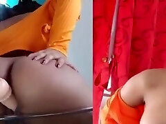 Homemade video of a horny babe pleasuring her dreams with a plaything