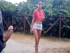 Risky Hj For A Woman Who Passed In Public! Risky Hj For A Woman Who Passed In Public!