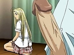Anime Porn blonde hottie having anal sex in group cums hard