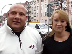 German Street Casting - Real Couple Tries Porn German Street Casting - Real Couple Tries Porn
