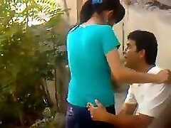 This is a free porno MMS video scandal of college paramours who