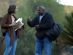 Too emotional and enormously wild cowgirl Natalie Porkman takes BBC into her cootchie