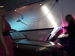 Classic car host Two babes Classic car host Two babes